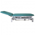 Kinefis Quality Perimetral electric stretcher with two bodies: Perimeter control for height adjustment, reclining headrest by gas piston, highly stable structure and unbeatable value for money - Colour: Turquoise green - Reference: FISAUDE.WKF024.1.GREEN